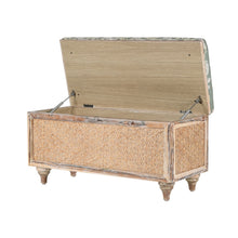 Load image into Gallery viewer, Oro Teak wood Storage Bench
