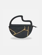 Load image into Gallery viewer, Maeve Crescent Clutch in Black