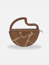 Load image into Gallery viewer, Maeve Crescent Clutch in Tan