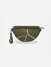 Load image into Gallery viewer, Maeve Crescent Wristlet in Olive