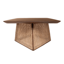 Load image into Gallery viewer, Ariella Teakwood Cane Coffee Table