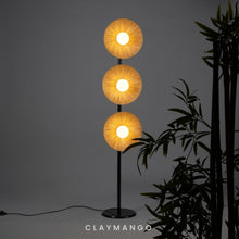 Load image into Gallery viewer, Solara Floor Lamp with Raffia for Home, restaurants and offices.