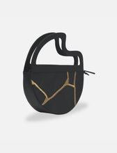 Load image into Gallery viewer, Maeve Crescent Clutch in Black