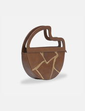Load image into Gallery viewer, Maeve Crescent Clutch in Tan