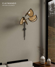 Load image into Gallery viewer, Helion Sconce - Unique Handmade Woven Wall-Mounted Light, Natural/Rattan Wall Light for Home Restaurants and Offices