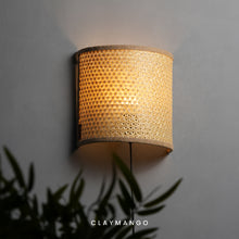 Load image into Gallery viewer, D Sconce - Fabric Wall Sconce for Home, Restaurants and Offices