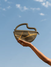 Load image into Gallery viewer, Maeve Crescent Clutch in Olive