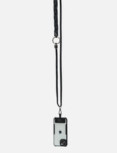 Load image into Gallery viewer, Kenza Phone Lanyard in Black