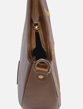 Load image into Gallery viewer, Maeve Crescent Wristlet in Tan