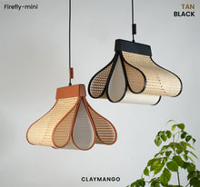 Load image into Gallery viewer, Firefly Mini - Unique handmade Woven Hanging Pendant Light, Natural/Bamboo Pendant Light for Home restaurants and offices