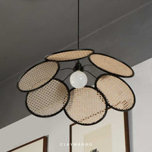 Load image into Gallery viewer, Sersez 2.0 - Unique handmade Woven Hanging Pendant Light, Natural/Cane Pendant Light for Home Restaurants and Offices.