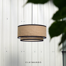 Load image into Gallery viewer, Tulum Classic - Pendant lamp with Natural bamboo mesh for Home, restaurants and offices.