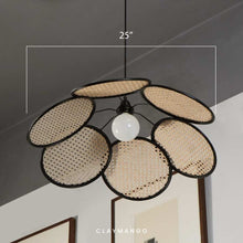 Load image into Gallery viewer, Sersez 2.0 - Unique handmade Woven Hanging Pendant Light, Natural/Cane Pendant Light for Home Restaurants and Offices.