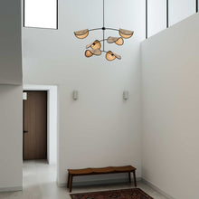 Load image into Gallery viewer, Pariza- Unique handmade Woven Hanging Pendant Light, Natural/Cane Pendant Light for Home restaurants and offices.