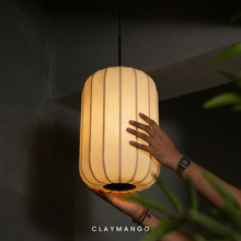 Load image into Gallery viewer, Nubo Pendant - Fabric Pendant lamp for Home, restaurants and offices.