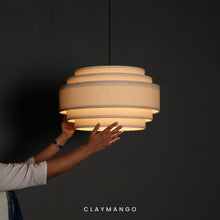 Load image into Gallery viewer, Haven Classic Fabric Pendant Lamp for Home, restaurants and offices.