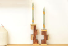 Load image into Gallery viewer, Block Candle holder - Set of 2