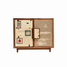 Load image into Gallery viewer, Aviary Cane Double Door Cabinet