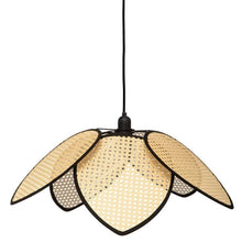 Load image into Gallery viewer, Sersez Lamp - Unique handmade Woven Hanging Pendant Light, Natural/Cane Pendant Light for Home restaurants and offices.