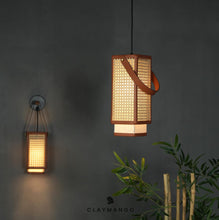 Load image into Gallery viewer, Kosha Pendant - Unique handmade Woven Hanging Pendant Light, Natural/Cane Pendant Light for Home restaurants and offices.