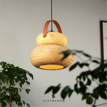 Load image into Gallery viewer, Stupa : Unique handmade Woven Hanging Pendant Light, Natural/Bamboo Pendant Light for Home restaurants and offices.
