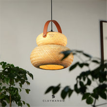 Load image into Gallery viewer, Stupa : Unique handmade Woven Hanging Pendant Light, Natural/Bamboo Pendant Light for Home restaurants and offices.