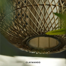 Load image into Gallery viewer, Kanduka 2.0 : Unique handmade Woven Hanging Pendant Light, Natural/Cane Pendant Light for Home restaurants and offices.