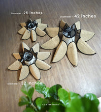 Load image into Gallery viewer, Helios - Unique handmade Woven Hanging Pendant Light, Natural/Cane Pendant Light for Home restaurants and offices.