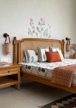 Load image into Gallery viewer, Kosha - Unique handmade Woven Wall Sconce Light, Natural/Bamboo Wall Sconce Light for Home restaurants and offices.