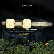 Load image into Gallery viewer, Avenya Linear - Linear Industrial Pendant lamp Metal with Paper for Home, Restaurants and Offices.