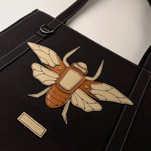 Load image into Gallery viewer, Cicada 2.0 Leather Canvas - Tote Bag
