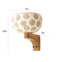 Load image into Gallery viewer, Updown Unique Handcrafted Flower Buta Design Wall Lamp