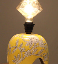 Load image into Gallery viewer, Diamond Bulb with yellow design Table Lamp