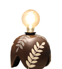 Load image into Gallery viewer, Stylish Bulb Brown Designer Clay Table Lamp