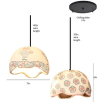 Load image into Gallery viewer, flower pattern cluster Hanging Light