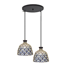 Load image into Gallery viewer, Blue bliss cluster Hanging Light