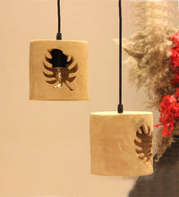 Load image into Gallery viewer, leaf cutting earth color cluster Hanging Light