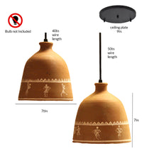 Load image into Gallery viewer, trible art painting natural cluster Hanging Light