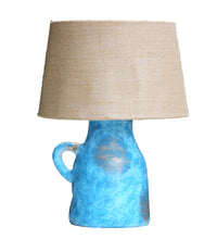 Load image into Gallery viewer, Blue gold classy jug pattern Table lamp