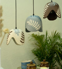 Load image into Gallery viewer, Brown Leaf Set of 3 - Terracotta Lamp