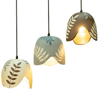 Load image into Gallery viewer, Brown Leaf Set of 3 - Terracotta Lamp