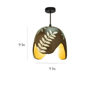 Load image into Gallery viewer, Brown Leaf Single - Terracotta Lamp