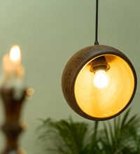 Load image into Gallery viewer, Wood Look Single - Terracotta Lamp