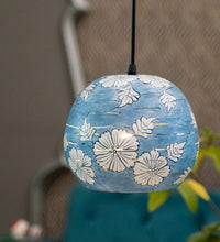 Load image into Gallery viewer, Blue Flower Big Single - Terracotta Lamp