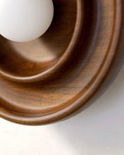 Load image into Gallery viewer, Discus Wall Light - Teak Wood