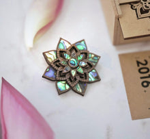 Load image into Gallery viewer, Mandala Star from Mother of Pearl series - Twofolds