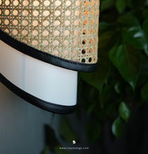 Load image into Gallery viewer, Valor - Unique handmade Woven Wall Sconce Light, Natural/Bamboo Wall Sconce Light for Home restaurants and offices.