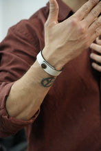 Load image into Gallery viewer, Minimal genuine leather wrist band.