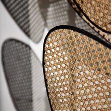 Load image into Gallery viewer, Hive Floor Lamp - Industrial Floor lamp with Natural Cane mesh for Home, restaurants and offices.