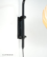 Load image into Gallery viewer, S curve Sconce - Unique handmade Woven Wall Sconce Light, Natural/Bamboo Wall Sconce Light for Home restaurants and offices.